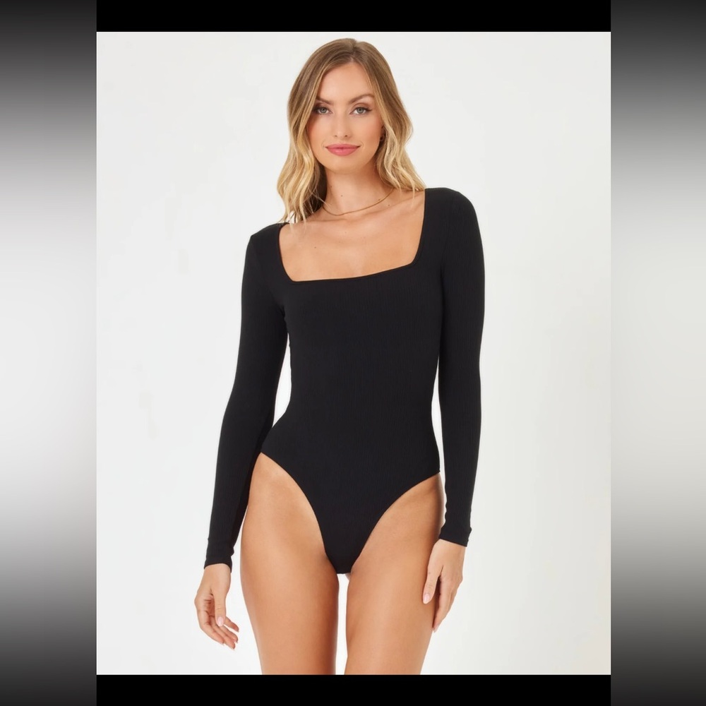 L*Space Amore Bodysuit Black NWT
